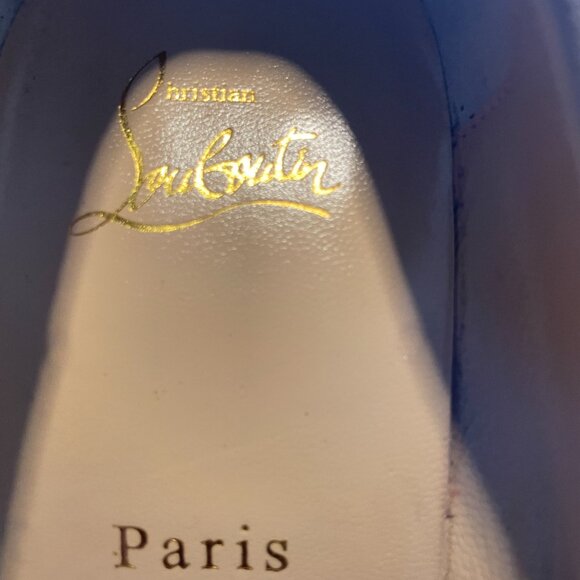 New Paris Christian Louboutin Taupe Shoes - Picture 11 of 13